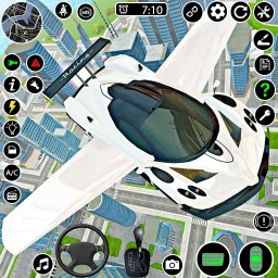 أيقونة Flying Car Game driving